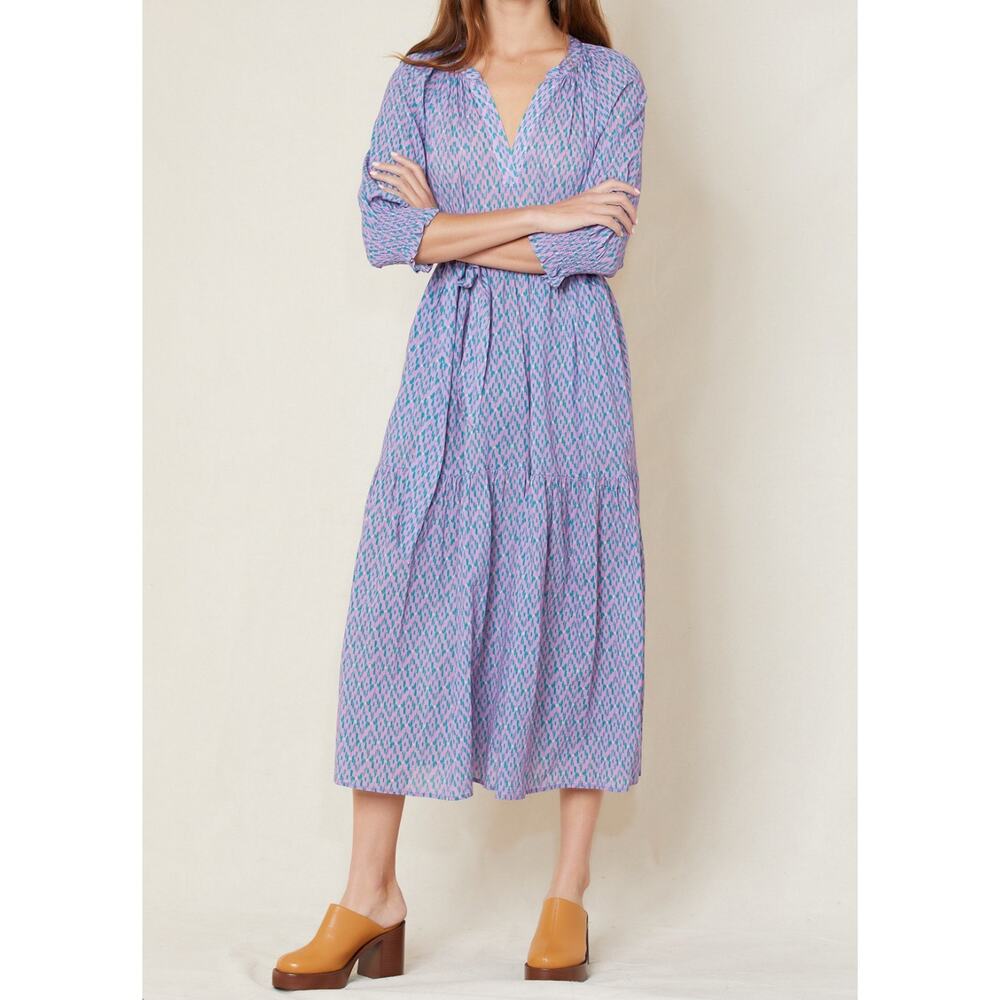 XIRENA Olsen Midi Dress in Bloomfield Size XS grandmillennial
